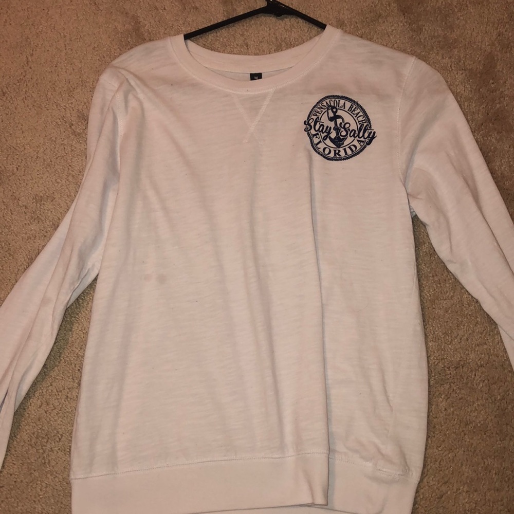 White long sleeve shirt